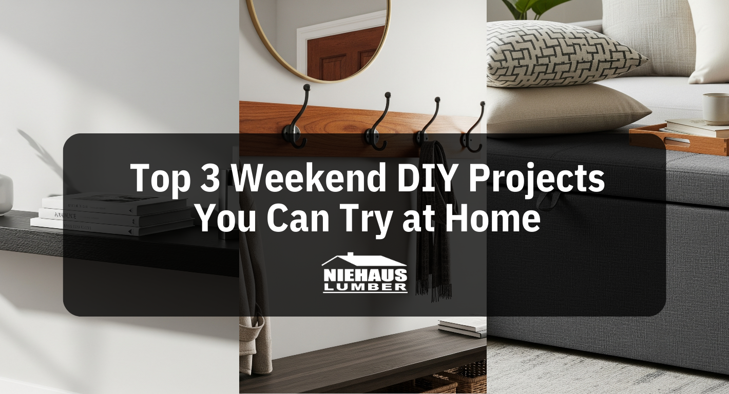Top 3 Weekend DIY Project You Can Try at Home